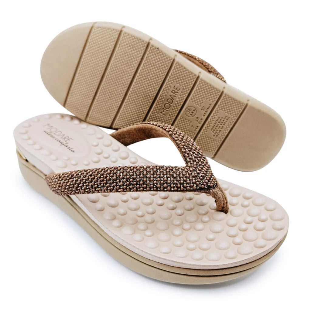 Tamanco Modare Glitter Comfort + Brinde Exclusivo!