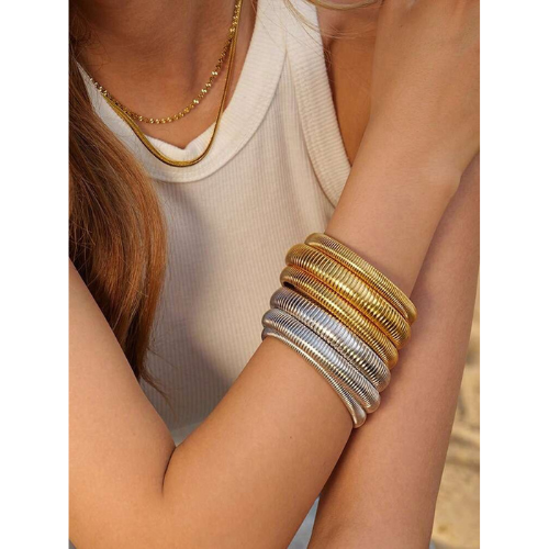 Pulseira Tendência da Moda Unissex Banhado a Ouro 18K