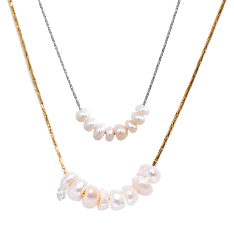 Colar Feminino Lorena com mini Pérolas