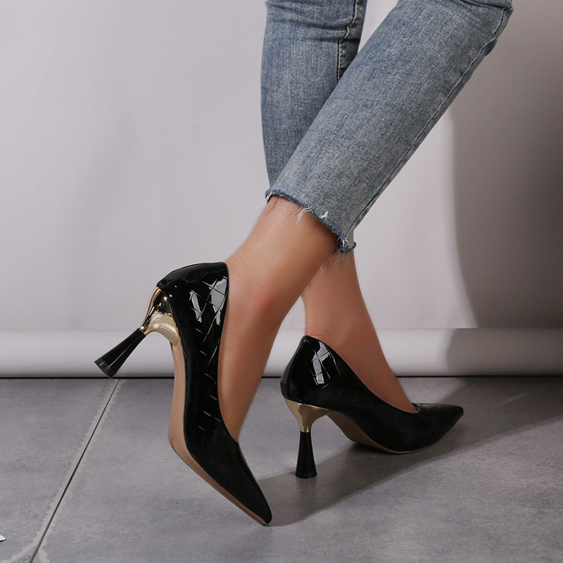 Scarpin Fashion Vogue Salto Alto