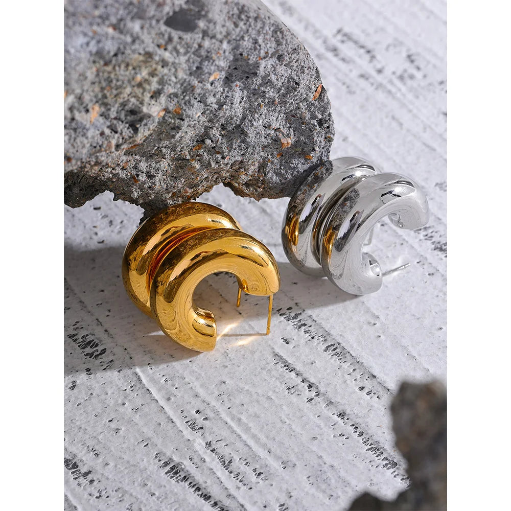 Brinco Camile Banhado a Ouro 18K