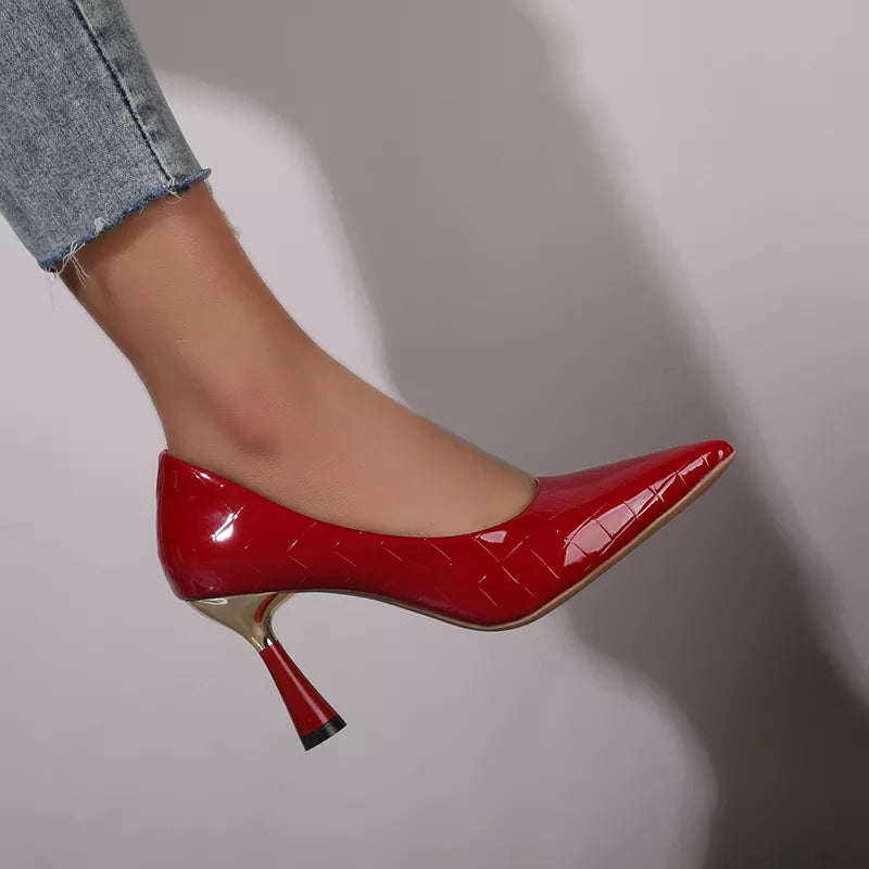 Scarpin Fashion Vogue Salto Alto