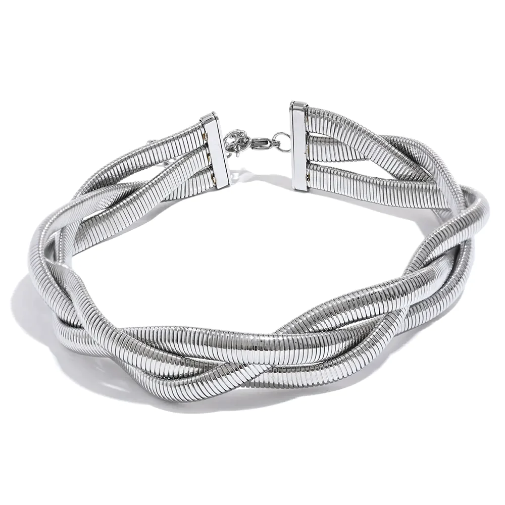 Gargantilha Choker Trançado