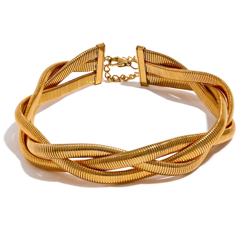 Gargantilha Choker Trançado