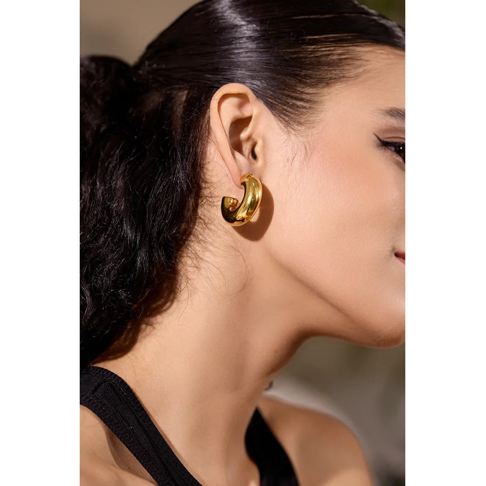 Brinco Camile Banhado a Ouro 18K