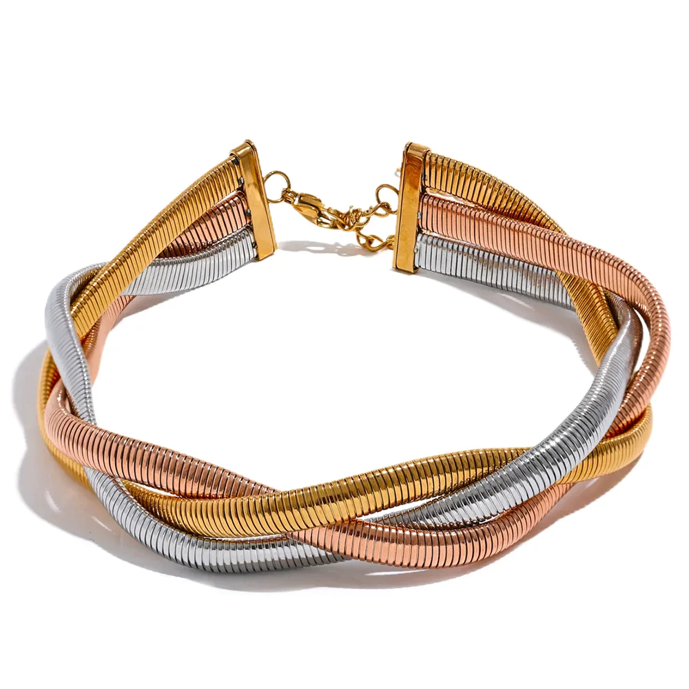 Gargantilha Choker Trançado
