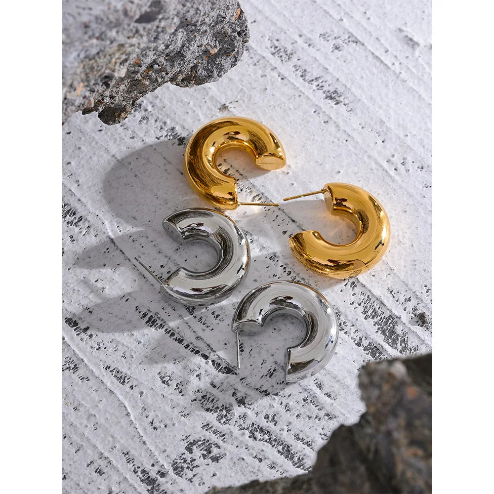 Brinco Camile Banhado a Ouro 18K