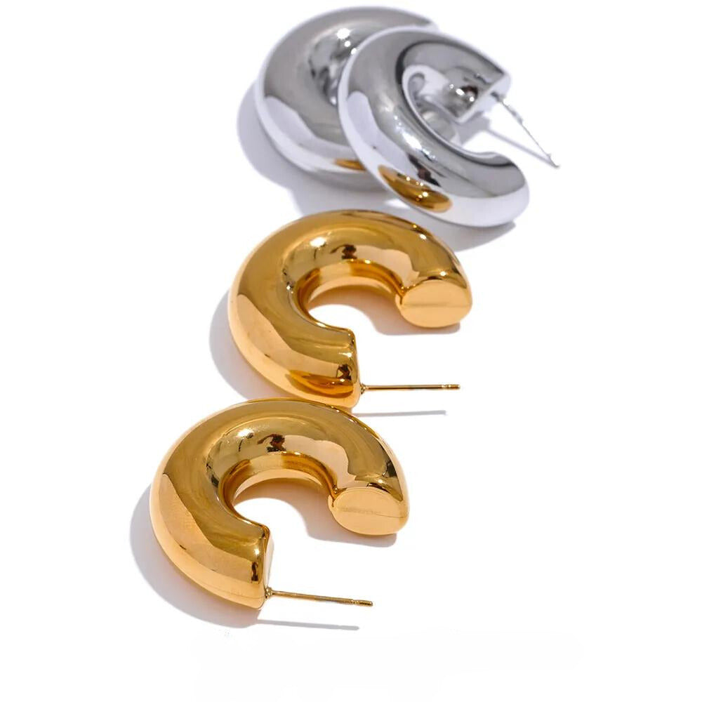 Brinco Camile Banhado a Ouro 18K