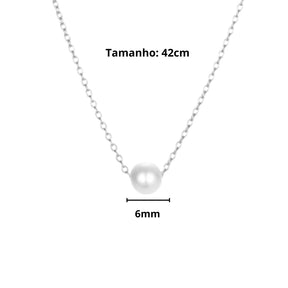 Colar Pérola Lumière - Banhado a Ouro 18K